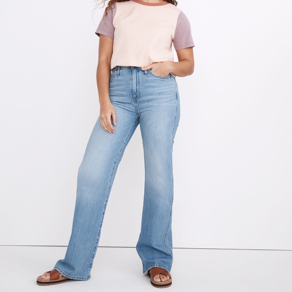 Madewell 11” Hi Rise Flare Denim Jeans